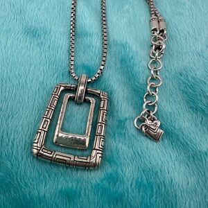 Brighton Nexus Silver Art Deco Necklace